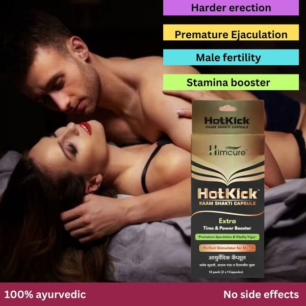 Hotkick-Bed Breaker Erection Pills-Medicine For Extra long Time Sex For Men (24 Capsules)