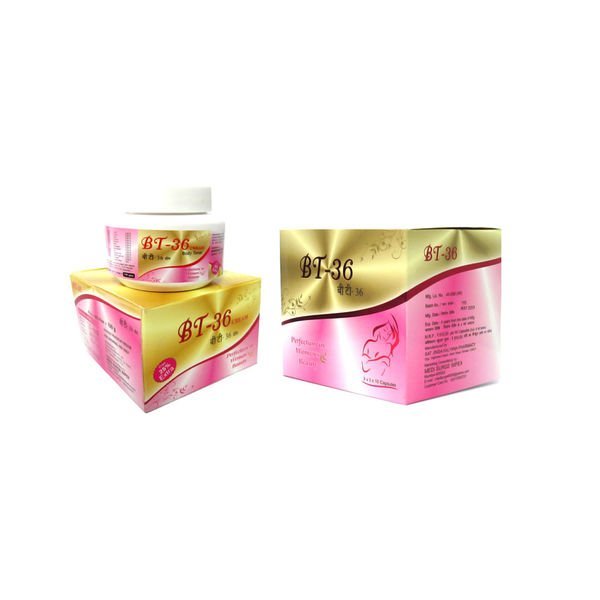 Soliel Combo Pack BT36 Capsules 90s Pack and BT36 Cream 100gm Pack