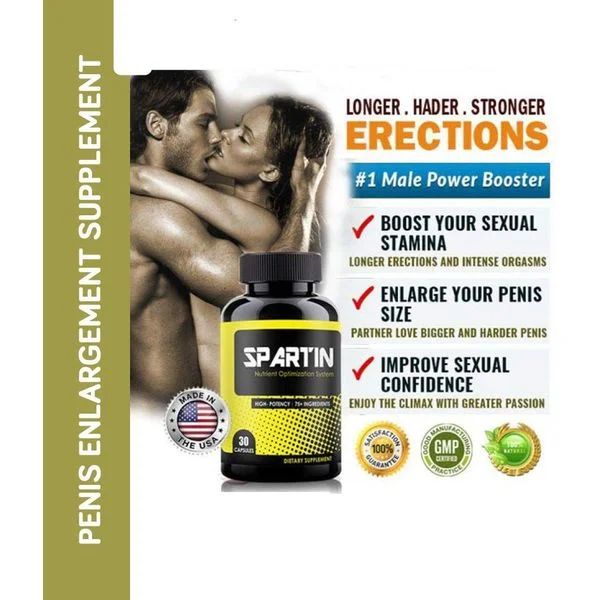 Spartin Penis Enlargement Male Supplement 30 capsules