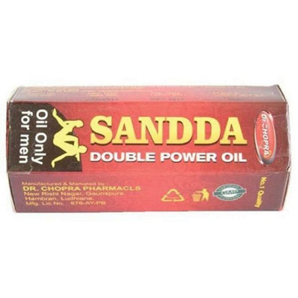Dr Chopras Herbal Double Power Sandda Oil 15ml Pack of 2