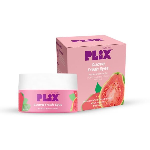 Guava Under Eye Gel for Reducing Dark Circles With 3% Niacinamide | Plix Life