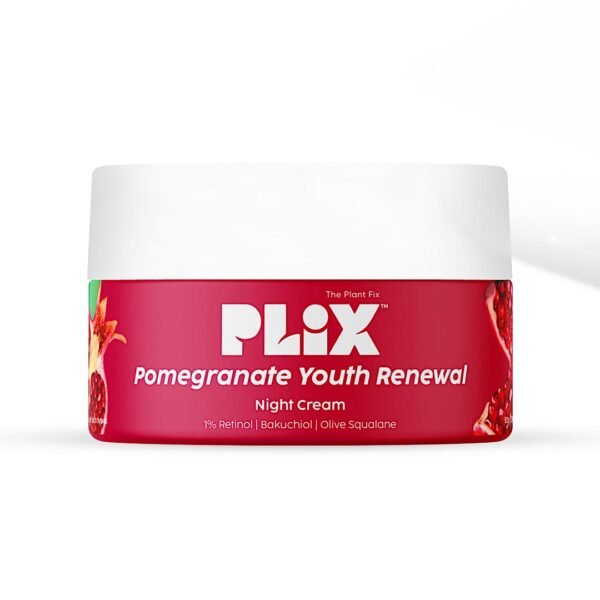 Pomegranate Youth Renewal Night Cream with 1.2% Retinol | Plix Life