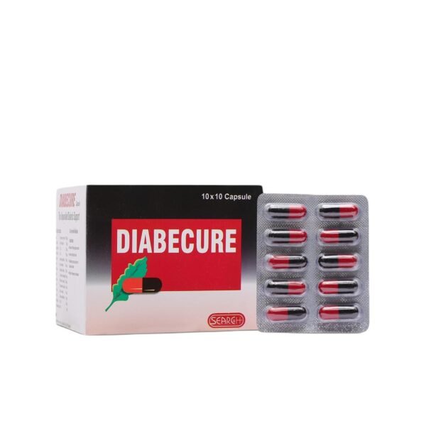 DIABE CURE Capsule New age ayurveda Diabetes Ayurvedic 100 Capsules| SEARCH PHARMA