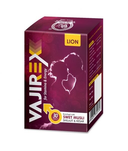 Vajirex 30 Tablet | Lion Ayurvedic