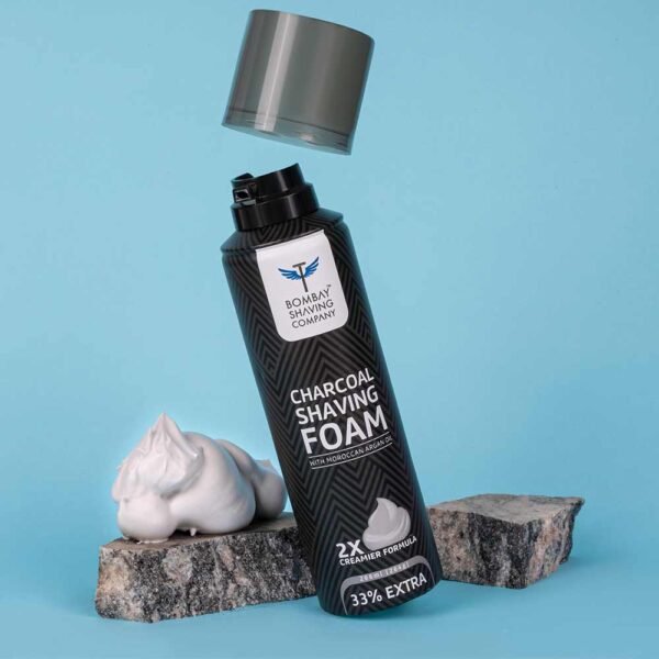 Charcoal Shaving Foam, 264g| Bombay Shaving