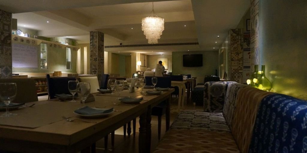 traditional Indian kitchen with herbs and spices