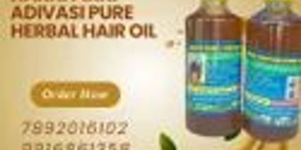 Adivasi hair oil bottle