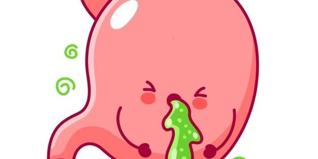 happy stomach illustration