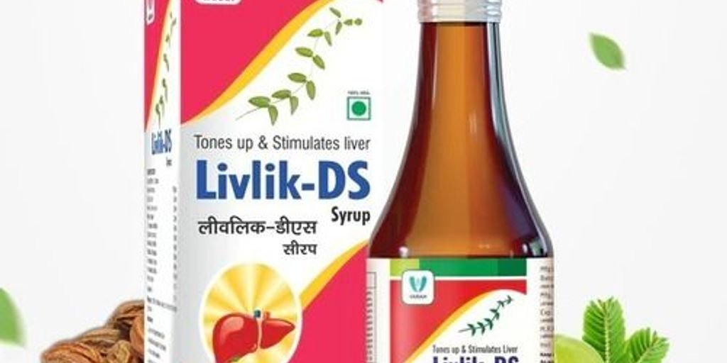 liver tonic syrup bottle