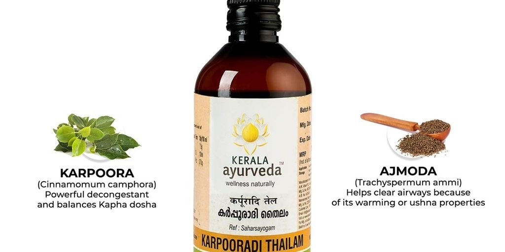 Neelibringadi Kera Thailam bottle