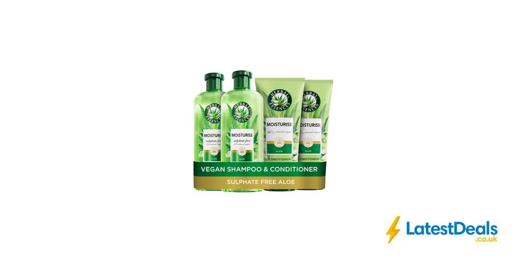 herbal shampoo bottle