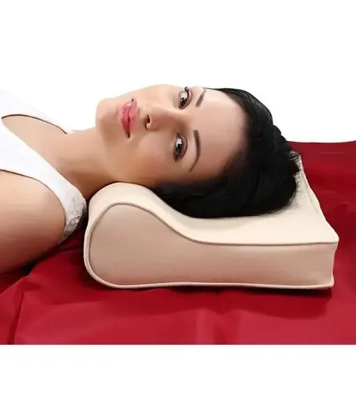 Oliver Pillow, Cervical Pillow for Neck, Shoulder, Bed Pillow for Sleeping Orthopedic contour memory Pillow (Beige) Side Sleepers, Neck Pain Relief Pillow