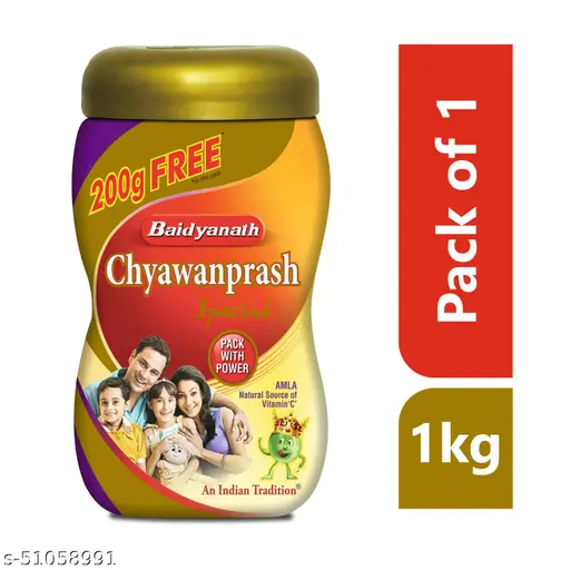 Baidyanath Chwayanprash Special 1 kg + 200 Gms free