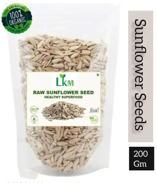 LKM Raw Sunflower Seeds 200 Gm premium Quality