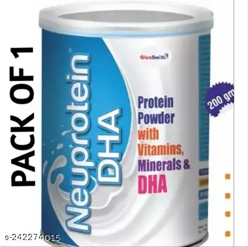 protien powder Neu protein DHA VANILA FLAVOR (PACK OF 1) 200GM