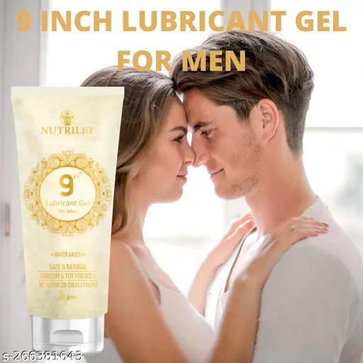 Nutriley 9 Inch Lubricant Gel for Men Extra Time & Pleasure for Men & Boys Lubricant Gel, Sex Lubricant Gel, Non-Sticky Sex Gel, Lubricant Gel for Sex