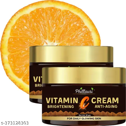 Vitamin-C Advanced Multivitamin Face Cream 50 g, Daily Illuminating Moisturizer for Glowing Skin,Vitamin C face brightening cream (50 G) Pack Of 2