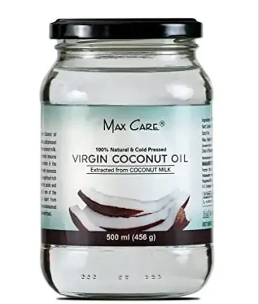 MAXCARE MAXJAR COCONUT OIL GLASS BOTTEL