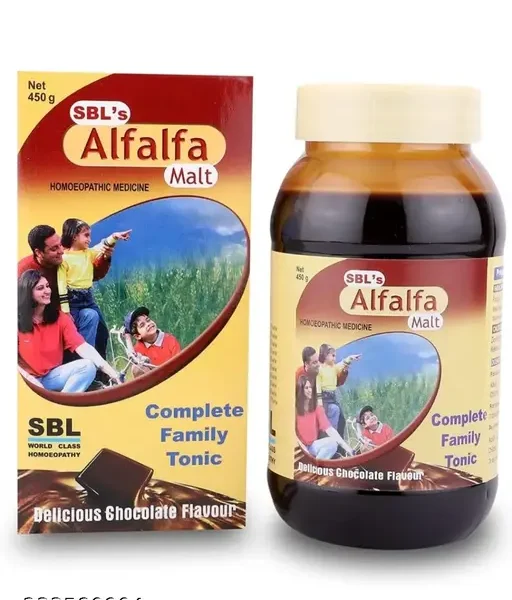 SBL Alfalfa Malt Energy Stimulant Delicious Chocolate 450 Gm