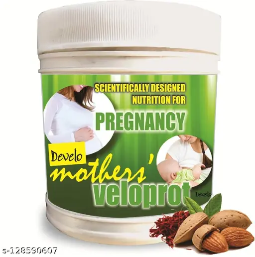 Develo Pregnancy & Lactation Protein Supplement, Health & Nutrition Drink, Food For Pregnant Women & Lactating/Breastfeeding Mothers Powder 500g Kesar badam