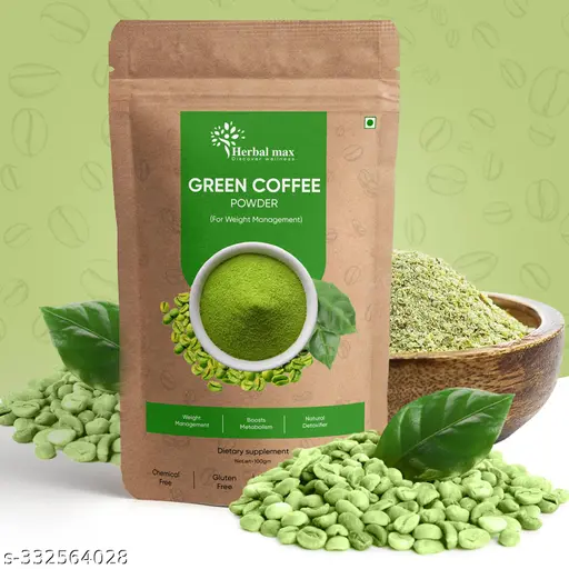 Herbal Max Green Coffee Powder: Weight Loss, Metabolism Booster, Blood Sugar & Cholesterol Reduce with Green Coffee Beans, Fat Cutter Supplement, Weight Management, Green Coffee Grano, Fat Burner, Fat Cutter Medicine, Boost Energy & Immunity,High Antioxidant Formula for Effective Weight Loose– 100gm