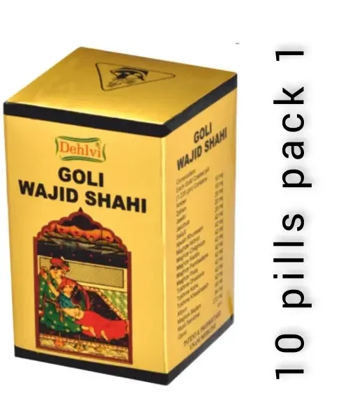 Delhvi goli waji shahi. 10 pills pack of 1