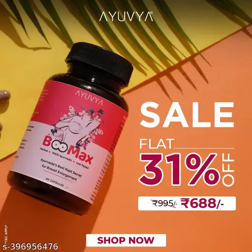 Boomax Capsule, Natural Solution for Breast Health & Enhancement Capsule, Breast Capsule Blast 36, Boob Growth Capsule, Enhance Curves, Breast Growth Tablet, Breast Growth Medicine, Breast Enlargement Capsule,Helps in Reversing Sagging, 100% Herbal, Breast Growth Capsule, NO Side Effects, 60 Capsule