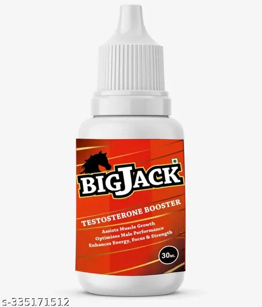 Big Jack Energy Booster: Ayurvedic Power Massage Oil for Men's Stamina, Immunity, and Muscle Growth